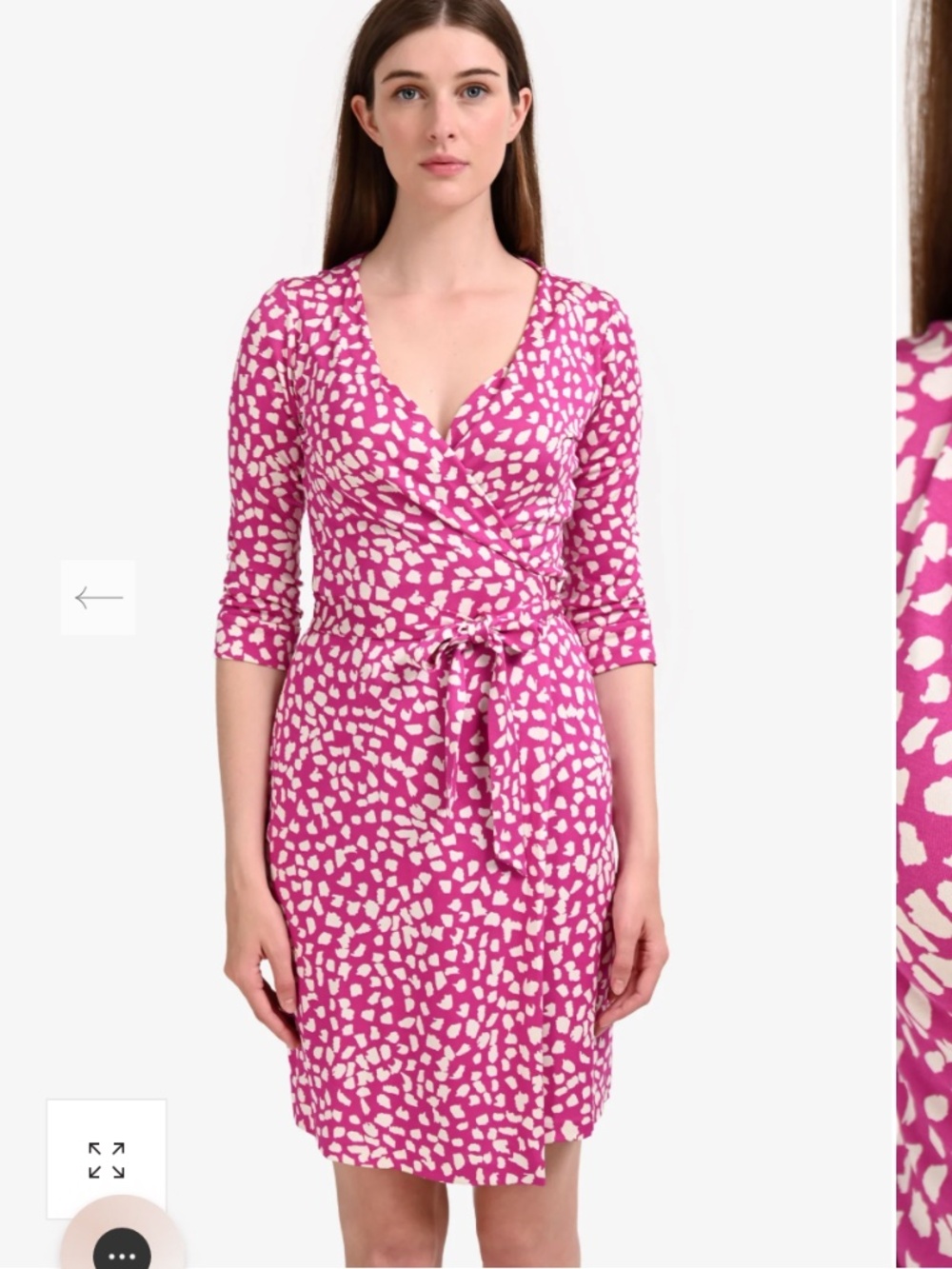 DIANE VON FURSTENBERG New Julian Two Silk Jersey Wrap Dress EUC/sz 10